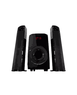 Speakers With Digital Clock Display Sticker