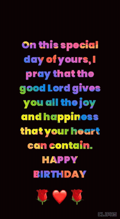 Special Day Prayer For Joy And Happiness GIF