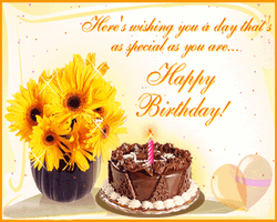 Special Happy Birthday Wish GIF