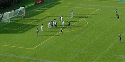 Spectacular Soccer Goal Intercept