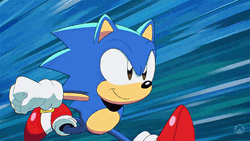 Sped Power Sonic The Hedgehog Fast Run GIF