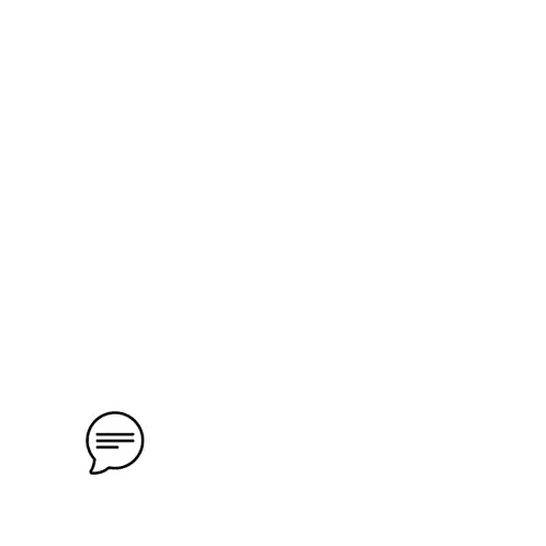 Speech Bubble Icon With Lines Sticker