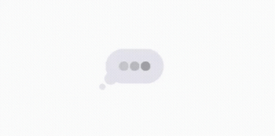 Speech Bubble With Three Dots GIF