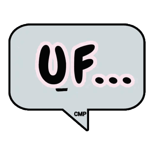 Speech Bubble With Words Of Sticker