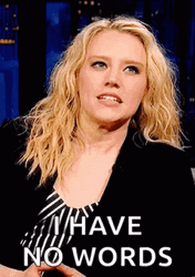 Speechless Kate McKinon No Words  GIF