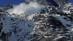 Speed Avalanche Mountain GIF