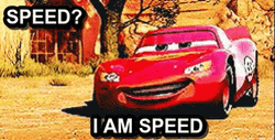 Speed Cars I Am Speed Lightning McQueen GIF