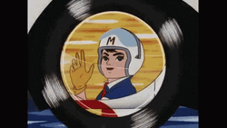 Speed Racer Go Mifune Riding Mach 5 GIF