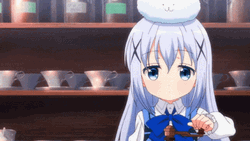 Speed Up Coffee Chino Kafuu GIF