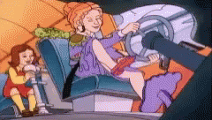 Speed Up Drive Ms Frizzle GIF