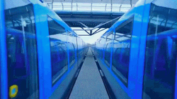 Speed Up Rainbow Train MVG GIF