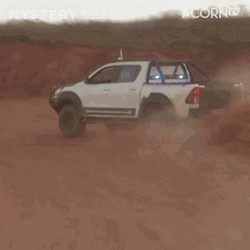 Speeding Car Beach Travel Mystery Road GIF
