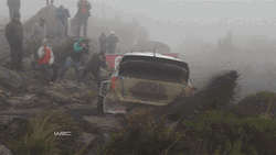Speeding Car Race Bush Cool Drift  GIF