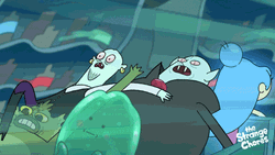 Speeding The Strange Chores Characters GIF