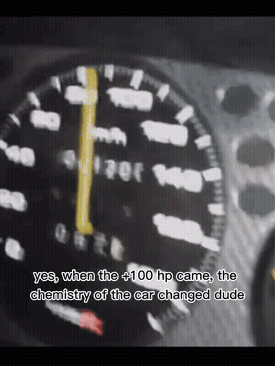 Speedometer Saying Chemistry Of Car Changed Dude GIF