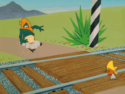 Speedy Gonzales And A Bird GIF