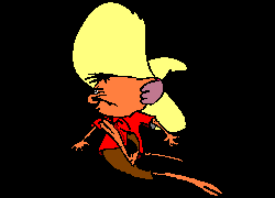 Speedy Gonzales In Red Shirt GIF