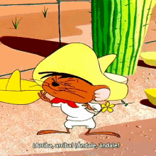 Speedy Gonzales Wearing A Hat GIF