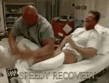 Speedy Recovery But The Patient Is Getting Beaten GIF