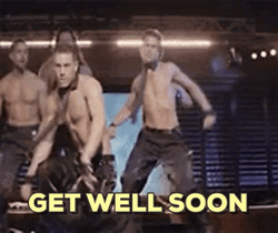 Speedy Recovery Get Well Soon Channing Tatum GIF