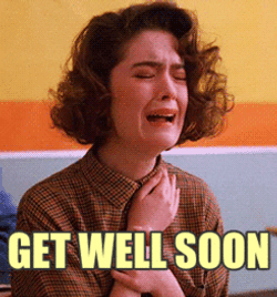 Speedy Recovery Get Well Soon Crying Laura Palmer GIF