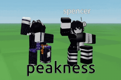 Spencer And Peakness Standing Together GIF