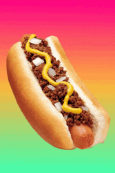 Spicy Chili Hotdog Sandwich GIF