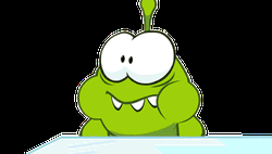 Spicy Fire Breathing Om Nom Cut The Rope GIF