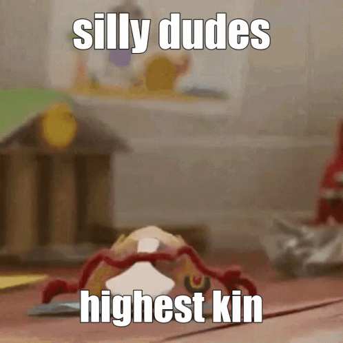 Spider Displaying Text Silly Dudes Highest Kin GIF