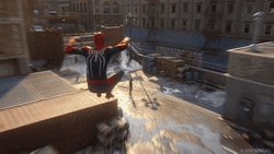 Spider Man 2099 Dashing Through Enemy GIF