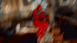 Spider Man 2099 Drop Kicks Enemy GIF