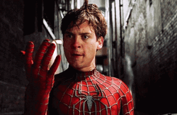 Spider Man Can't Produce Web GIF