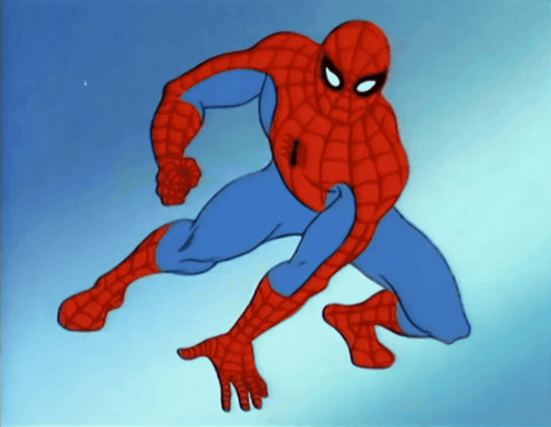 Spider-Man Cartoon Drawing GIF