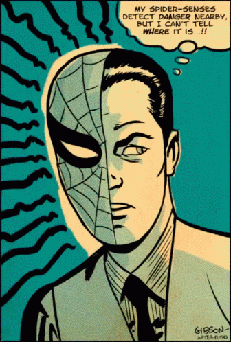 Spider-Man Comic With Gibson GIF