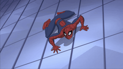 Spider Man Crawling On Floor GIF