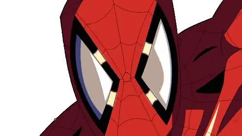 Spider Man Face And Eyes Sticker