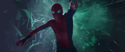 Spider Man Falling Into Vortex GIF