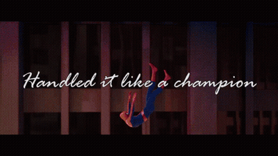 Spider-Man Flying With Handled It Like A Champion GIF
