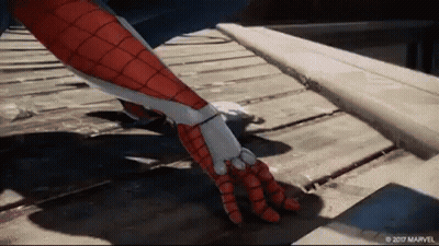 Spider-Man Hand Reaching Out GIF