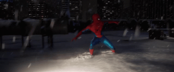 Spider Man No Way Home Jumping Off Building GIF