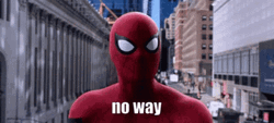 Spider Man No Way Home No Way GIF