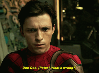 Spider Man No Way Home Peter What's Wrong GIF