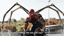 Spider Man No Way Home What Did You Say GIF