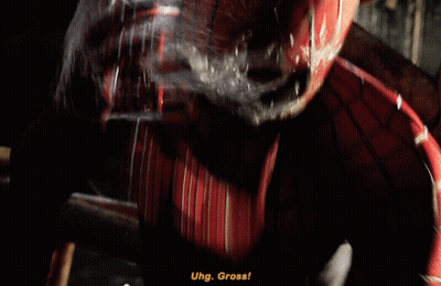 Spider Man Saying Uhg Gross GIF