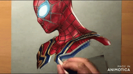 Spider Man Sketch Tuesday GIF