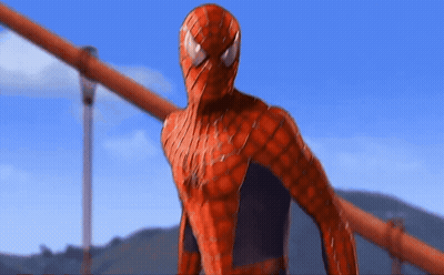 Spider-Man Standing On Bridge GIF
