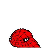 Spider Man With Spider Chest Sticker