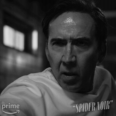 Spider Noir Black And White Man GIF