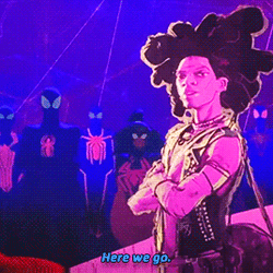Spider Punk Arms Crossed GIF