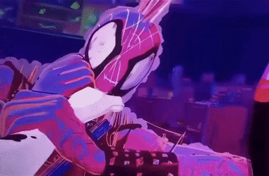 Spider Punk Got Manhandled GIF
